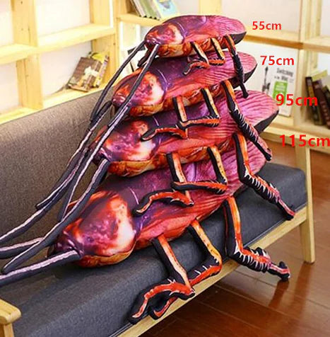 Realistic Cockroach Plush Pillow